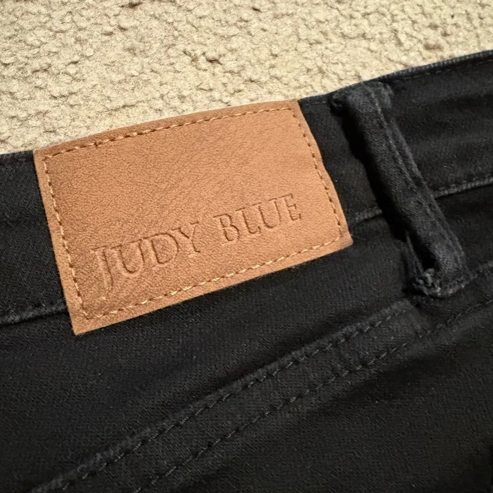 Judy Blue Skinny Fit Black Jeans Size 15/32 A5 - Picture 5 of 5